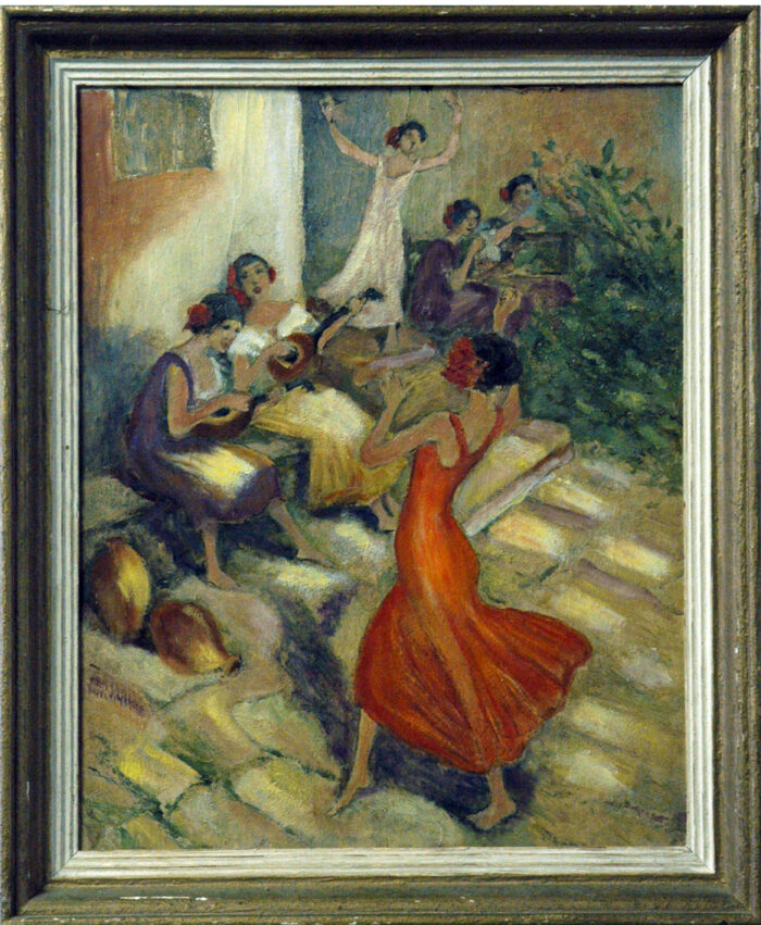 Peinture à l&rsquo;huile anonyme